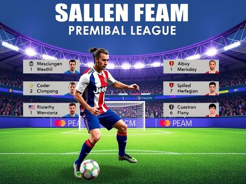 Premier Football League team management interface